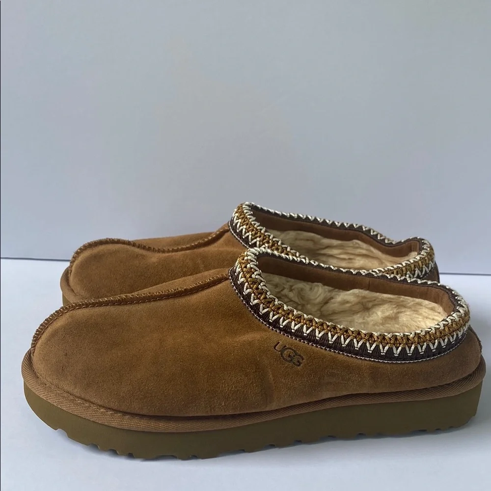 UGG Chestnut Suede Slip-Ons - Picture 4 of 11